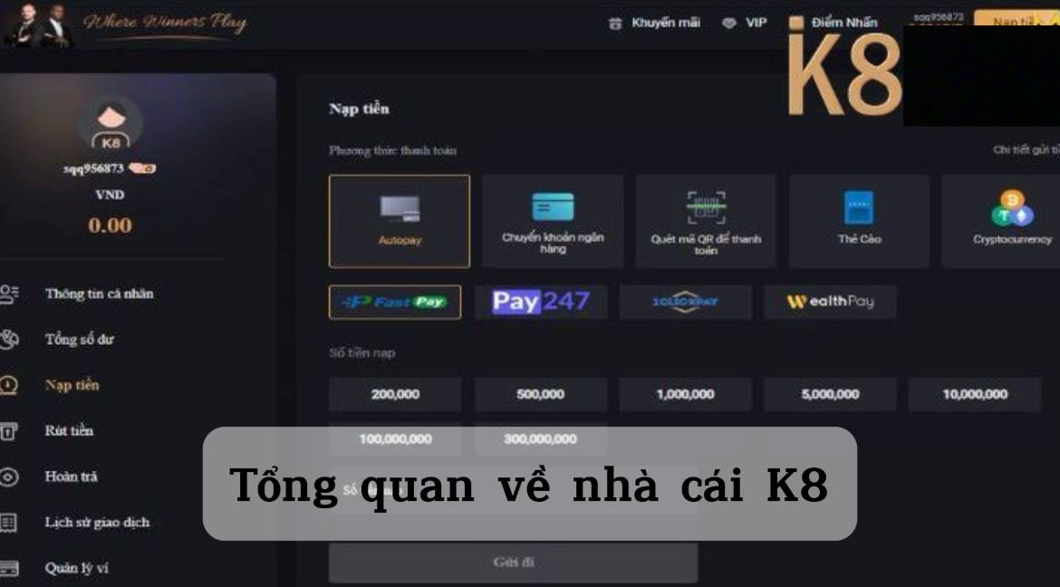 Tổng quan về sự uy tín của thương hiệu K8